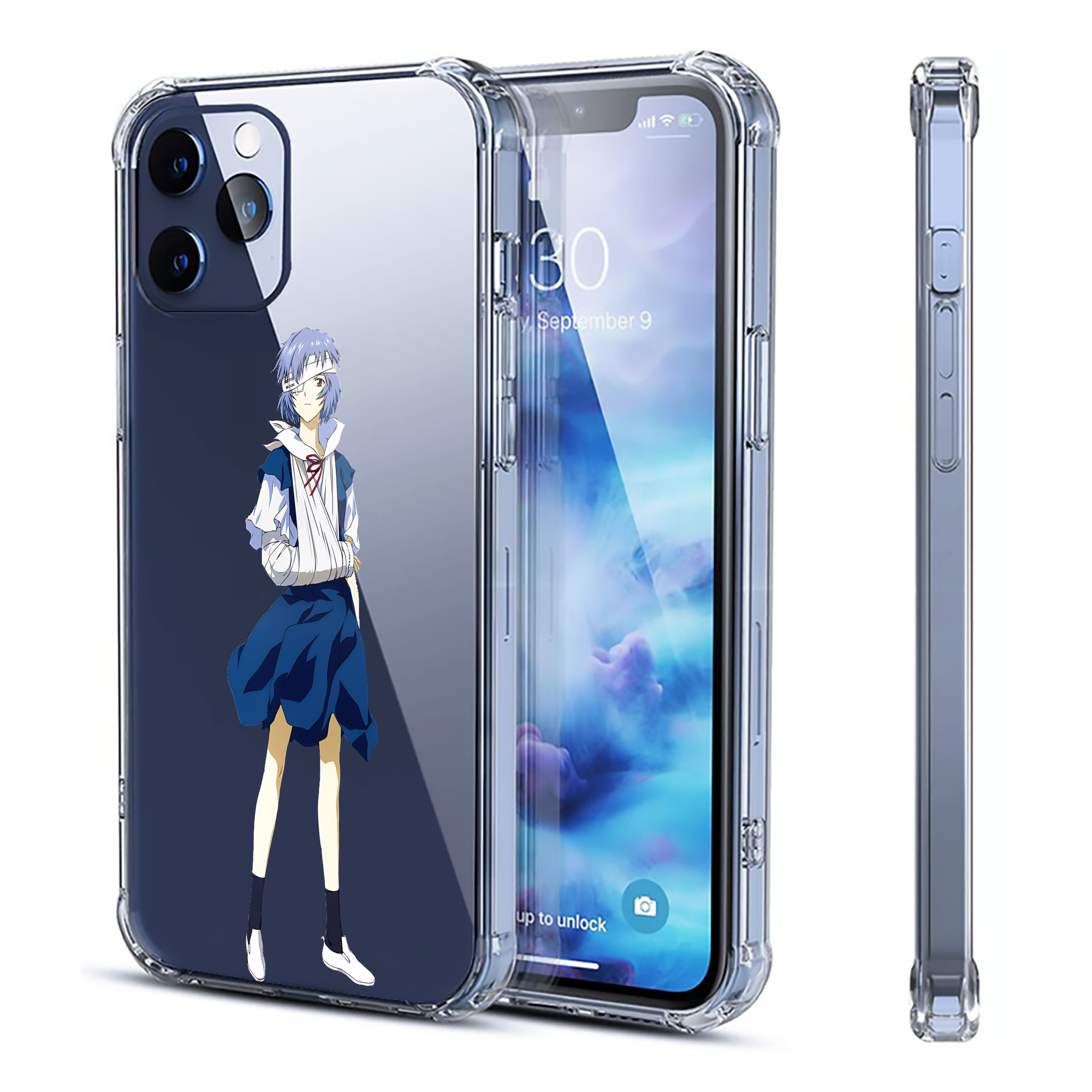 （画像用） EVA 新世紀エヴァンゲリオン 【iPhone 12シリーズ対応】透明スマホケース（クリアソフトケース）
